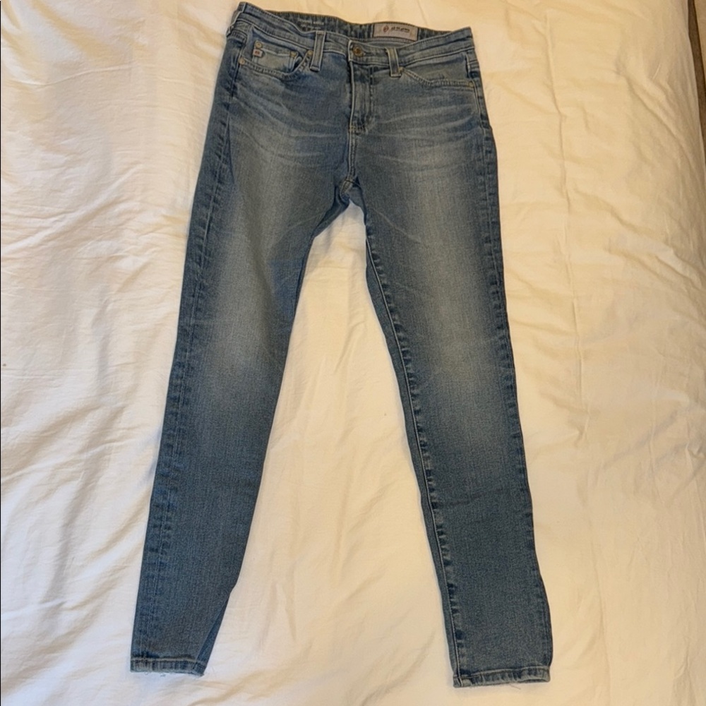 AG Legging Ankle Super Skinny Ankle Blue Women's Jeans 27R